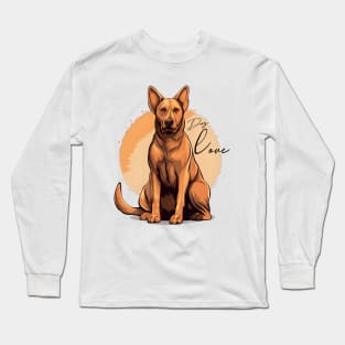 Lucky German Shepherd Long Sleeve T-Shirt